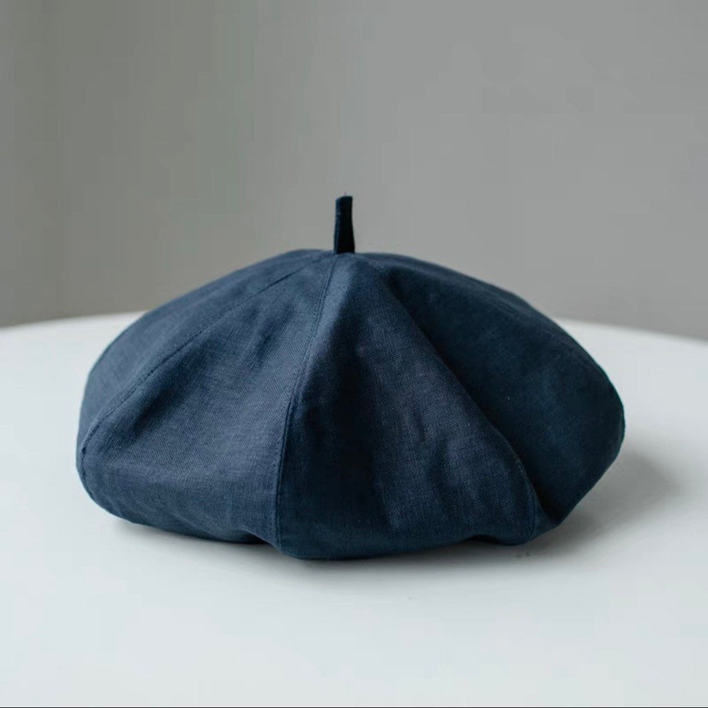 Oversized Linen Beret for Men/Women | we can customize size for you.