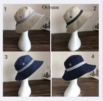 Reversible Pony Tail Sun Hat with Flower Print.