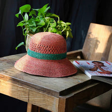 Load image into Gallery viewer, Raffia Straw Hat for Women and Girls.