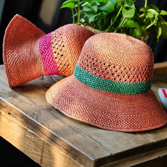 Raffia Straw Hat for Women and Girls.