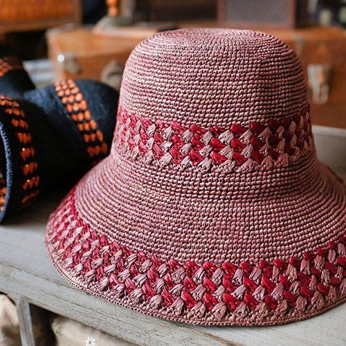 Summer Foldable Raffia Straw Hat for Women and Girls.