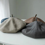 Oversized Linen Beret for Men/Women | we can customize size for you