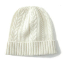 Load image into Gallery viewer, Knitted Slouchy Cashmere Beanie Hat