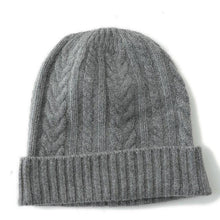 Load image into Gallery viewer, Knitted Slouchy Cashmere Beanie Hat