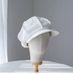 Oversize Slouchy Unisex Linen Applejack Newsboy Cap - Mspineapplecrafts
