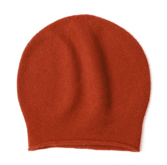 Oversized Unisex Cashmere Beanie Hat.