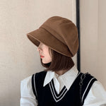 Winter Suede Leather Unisex Bucket Hat.