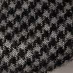 Houndstooth Oversized Unisex Wool Beret.