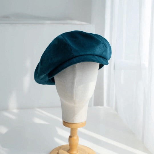 Slouchy Velve Newsboy Cap for Women.