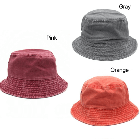 Personalized Letter Bucket Hat.