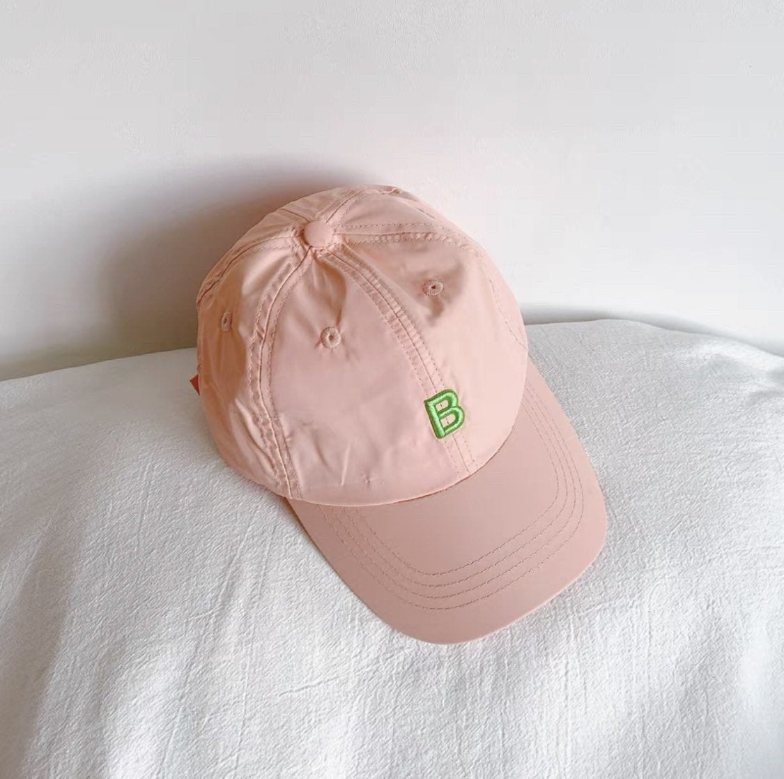 Kid Baseball Hat with Letter B.