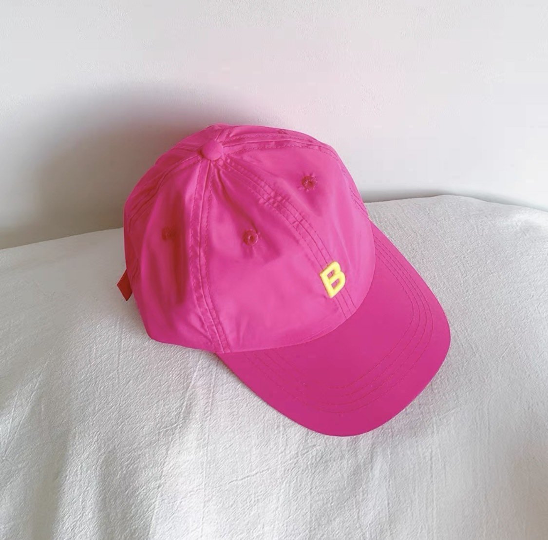 Kid Baseball Hat with Letter B.