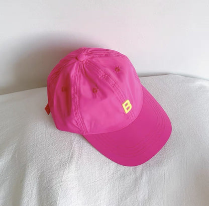 Kid Baseball Hat with Letter B.
