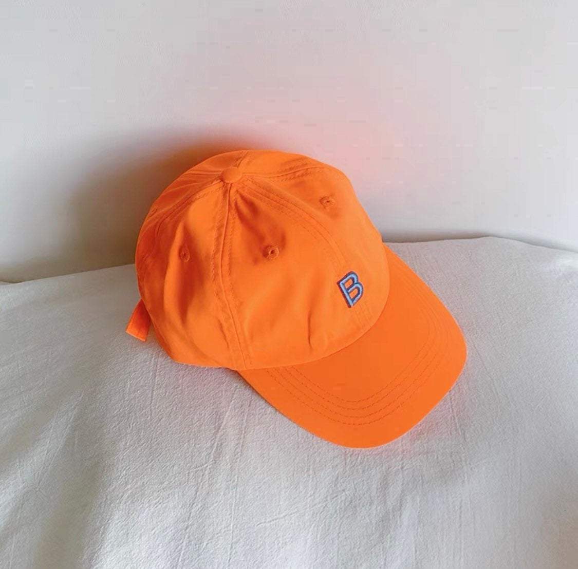 Kid Baseball Hat with Letter B.