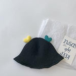 Kid Bucket Hat with Heart Antler.