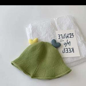 Kid Bucket Hat with Heart Antler.