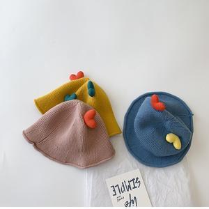 Kid Bucket Hat with Heart Antler.