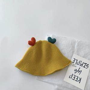 Kid Bucket Hat with Heart Antler.