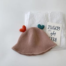Load image into Gallery viewer, Kid Bucket Hat with Heart Antler.