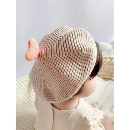 Kids Beret with Heart Tip.