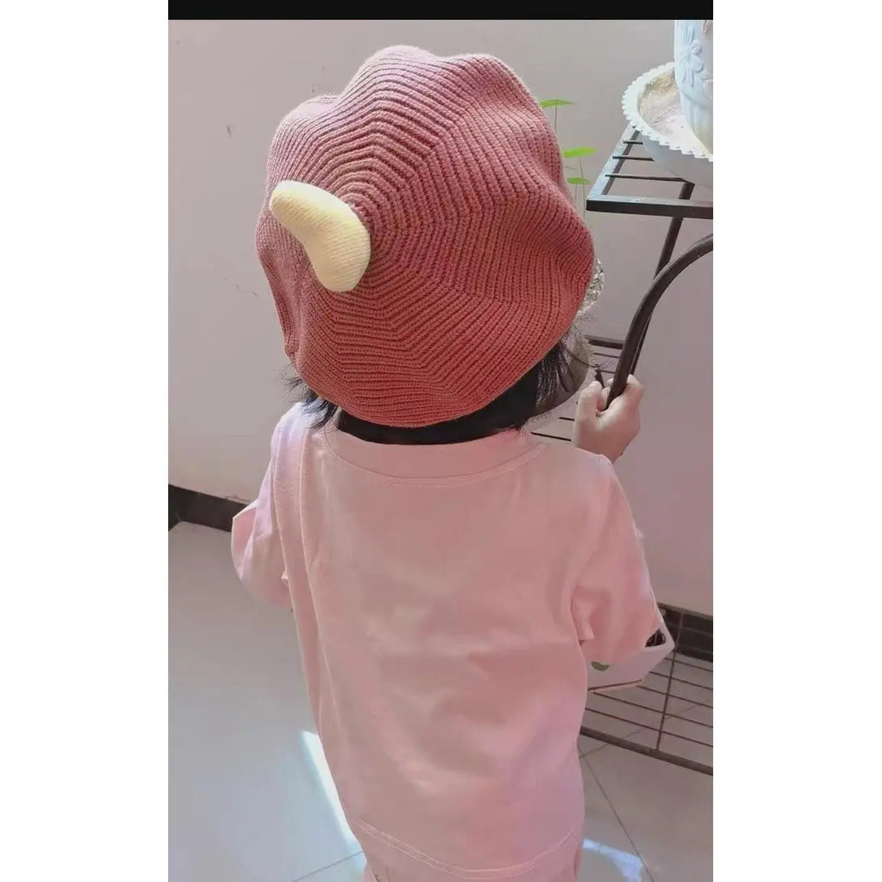 Kids Beret with Heart Tip.