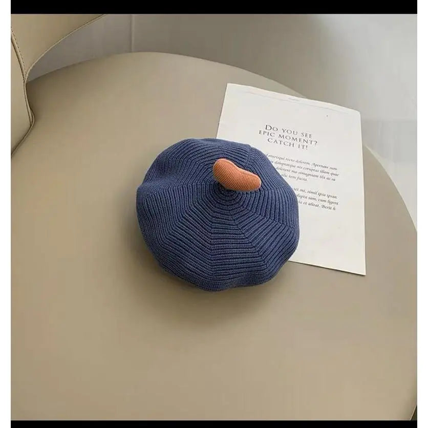 Kids Beret with Heart Tip.