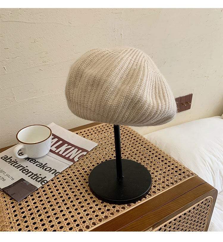 Knitted Beret Hat for Women/ Girl.