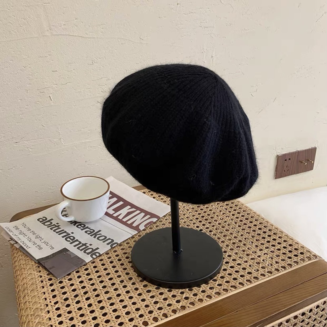 Knitted Beret Hat for Women/ Girl.