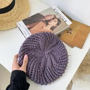 Knitted  French  Beret for Women/ Girls.