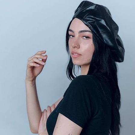 Oversized  Leather Beret for Girls/Women.