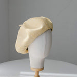 Oversize Spring/Summer Linen Beret for Women and Girls.