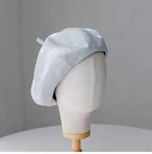 Load image into Gallery viewer, Oversize Spring/Summer Linen Beret for Women and Girls.