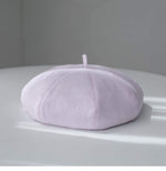 Oversize Spring/Summer Linen Beret for Women and Girls.