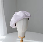 Oversize Spring/Summer Linen Beret for Women and Girls.