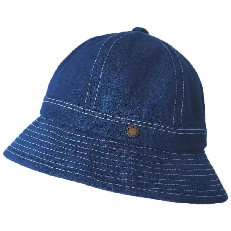 Oversize Unisex Denim Bucket Hat.