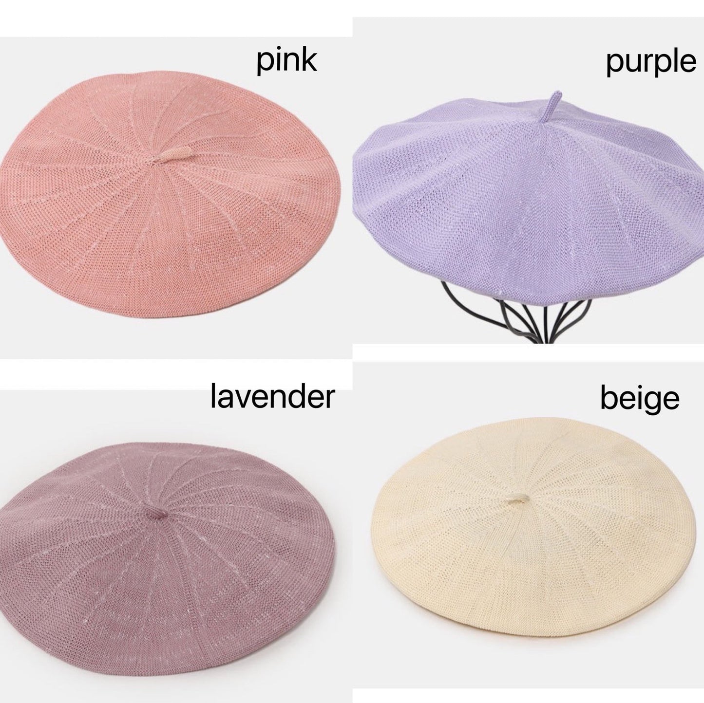 Oversized Summer Beret for Women and Girls.