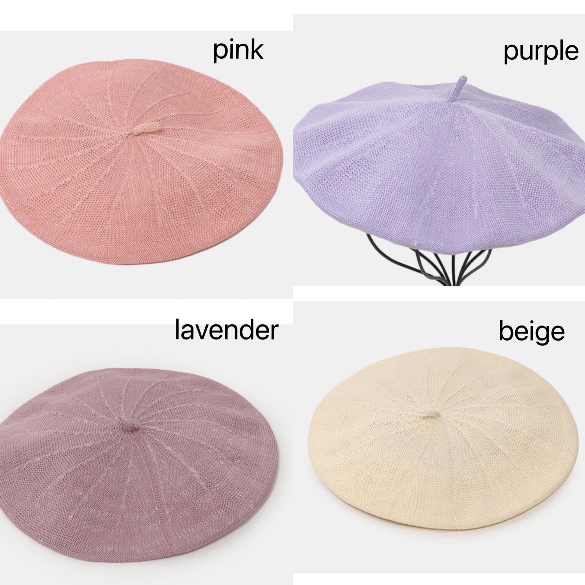 Oversized Summer Beret for Women and Girls.
