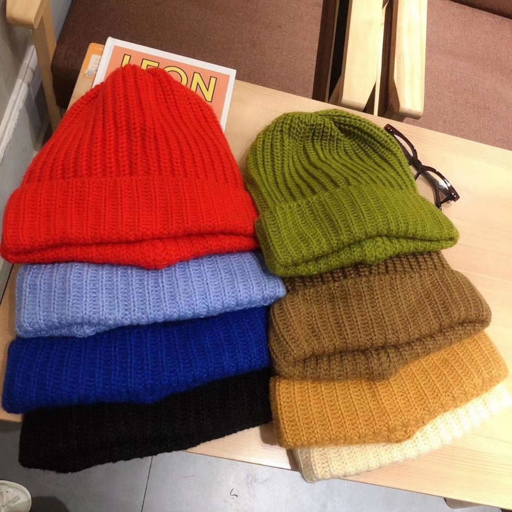 Oversized Slouchy Unisex Knitted Hat.