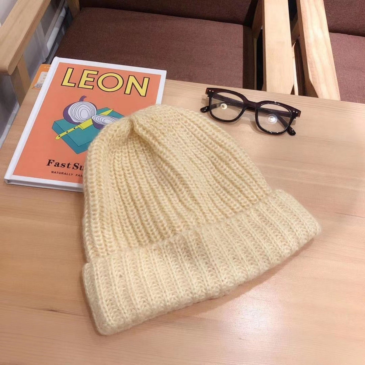 Oversized Slouchy Unisex Knitted Hat.