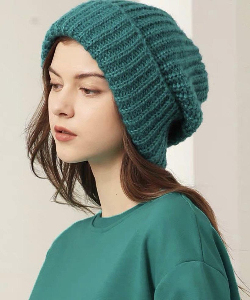 Oversized Slouchy Unisex Knitted Hat.