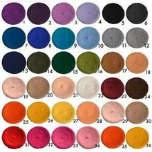 Load image into Gallery viewer, Personalized Wool Beret for Women/Girl/Kid, Embroidered Beret with Your Name and Pattern.