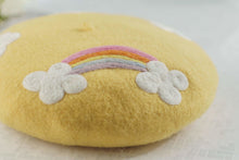 Load image into Gallery viewer, Rainbow beret for women and girls.
