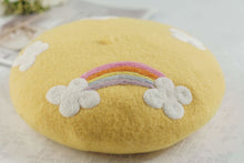 Load image into Gallery viewer, Rainbow beret for women and girls.
