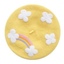 Load image into Gallery viewer, Rainbow beret for women and girls.