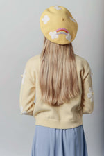 Rainbow beret for women and girls.