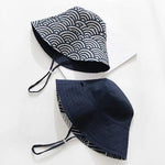 Reversible Bucket Hat with Japanese Print.
