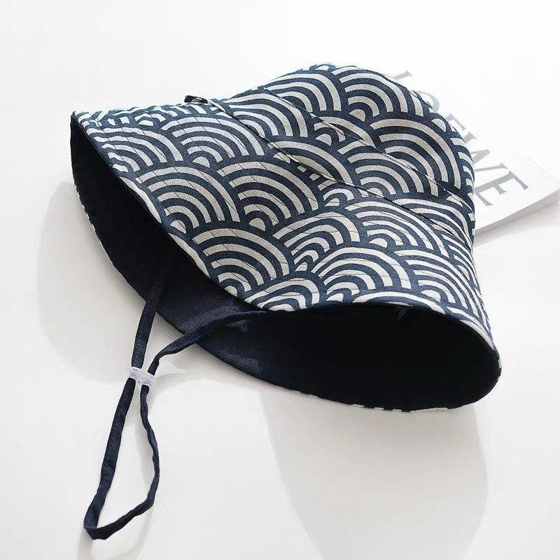 Reversible Bucket Hat with Japanese Print.