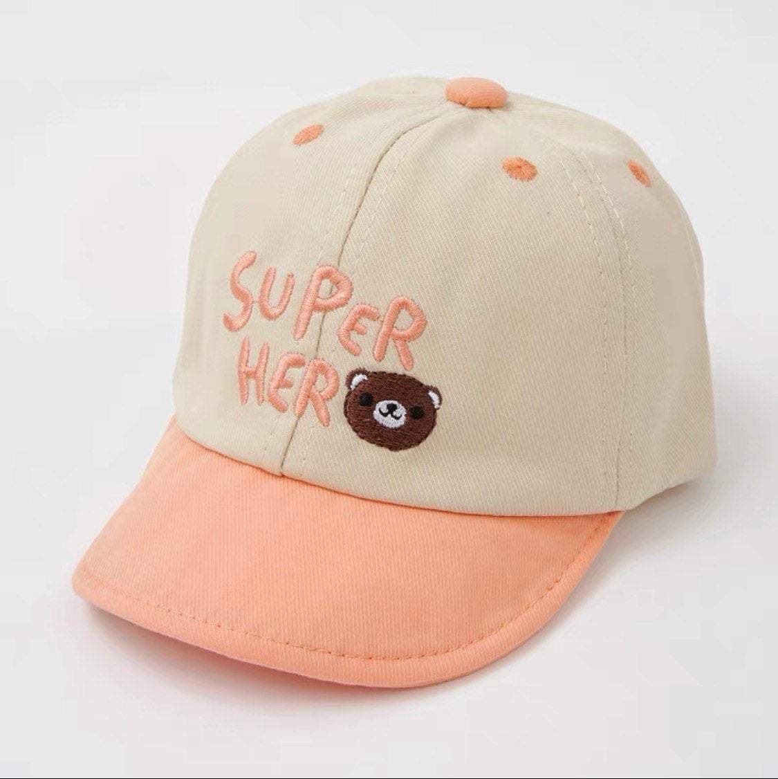 Soft Brim Baseball Cap for Kid Toddler Baby MspineappleCrafts