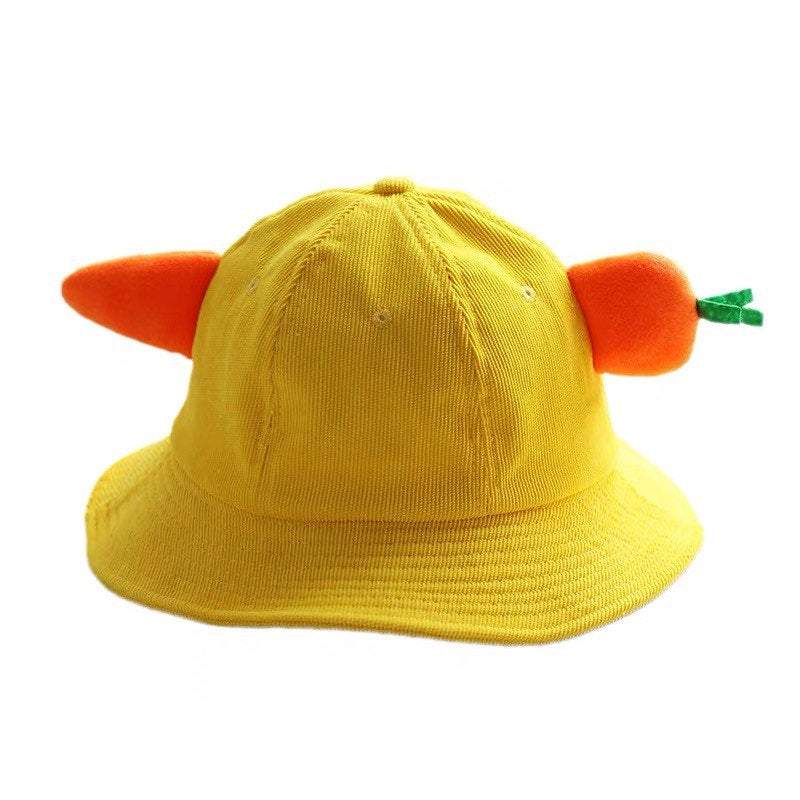 Carrot/Fish Bucket Hat for Toddlers and Adults.