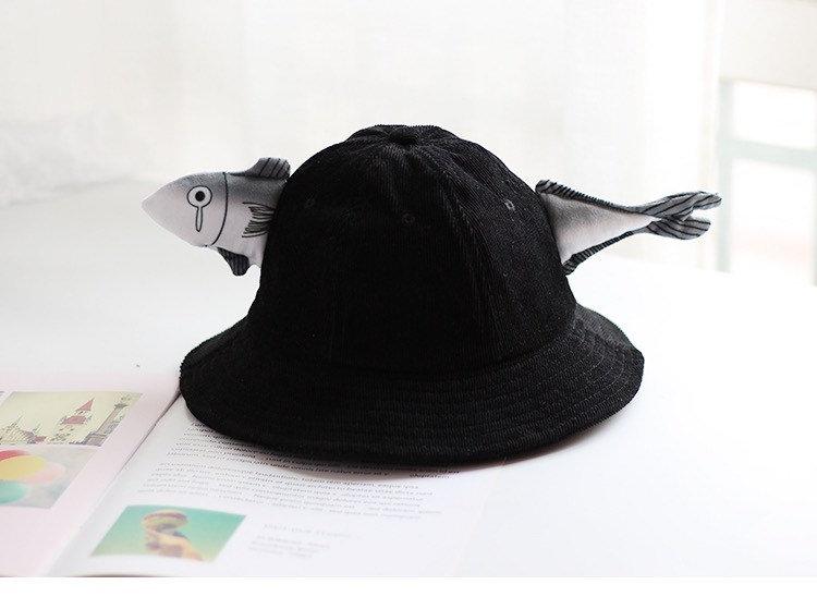 Carrot/Fish Bucket Hat for Toddlers and Adults.